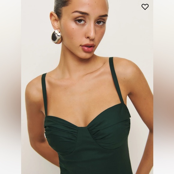 Stormi Dress | Reformation Maxi Dress in Forest Green NWT - Picture 3 of 5